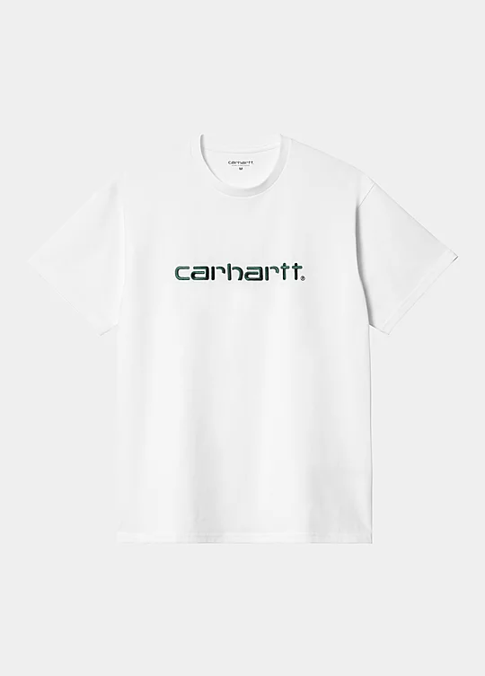 Carhartt WIP Short Sleeve Carhartt Embroidery Tshirt in Green