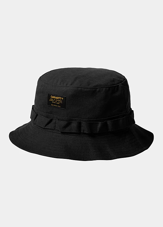 Carhartt WIP Lewis Bucket Hat in Nero