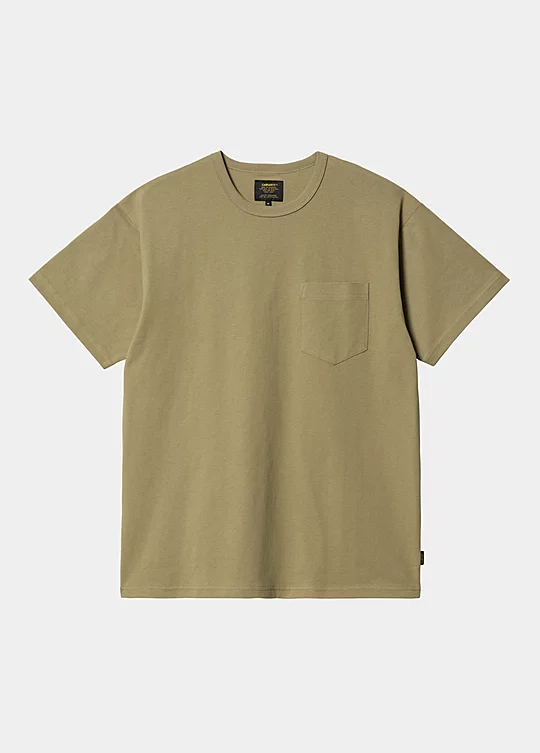 Carhartt WIP Short Sleeve Harlow Pocket T-shirt in Green