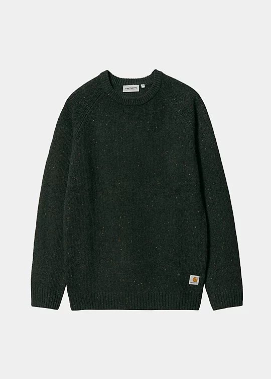 Carhartt WIP Anglistic Sweater in Verde