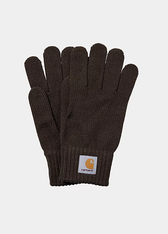 Carhartt WIP Watch Gloves em Castanho