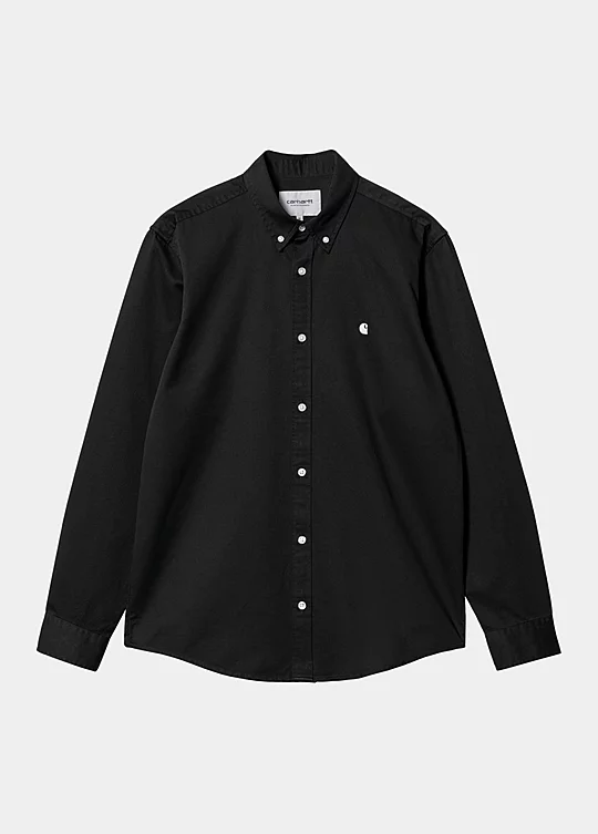 Carhartt WIP Long Sleeve Madison Shirt en Negro