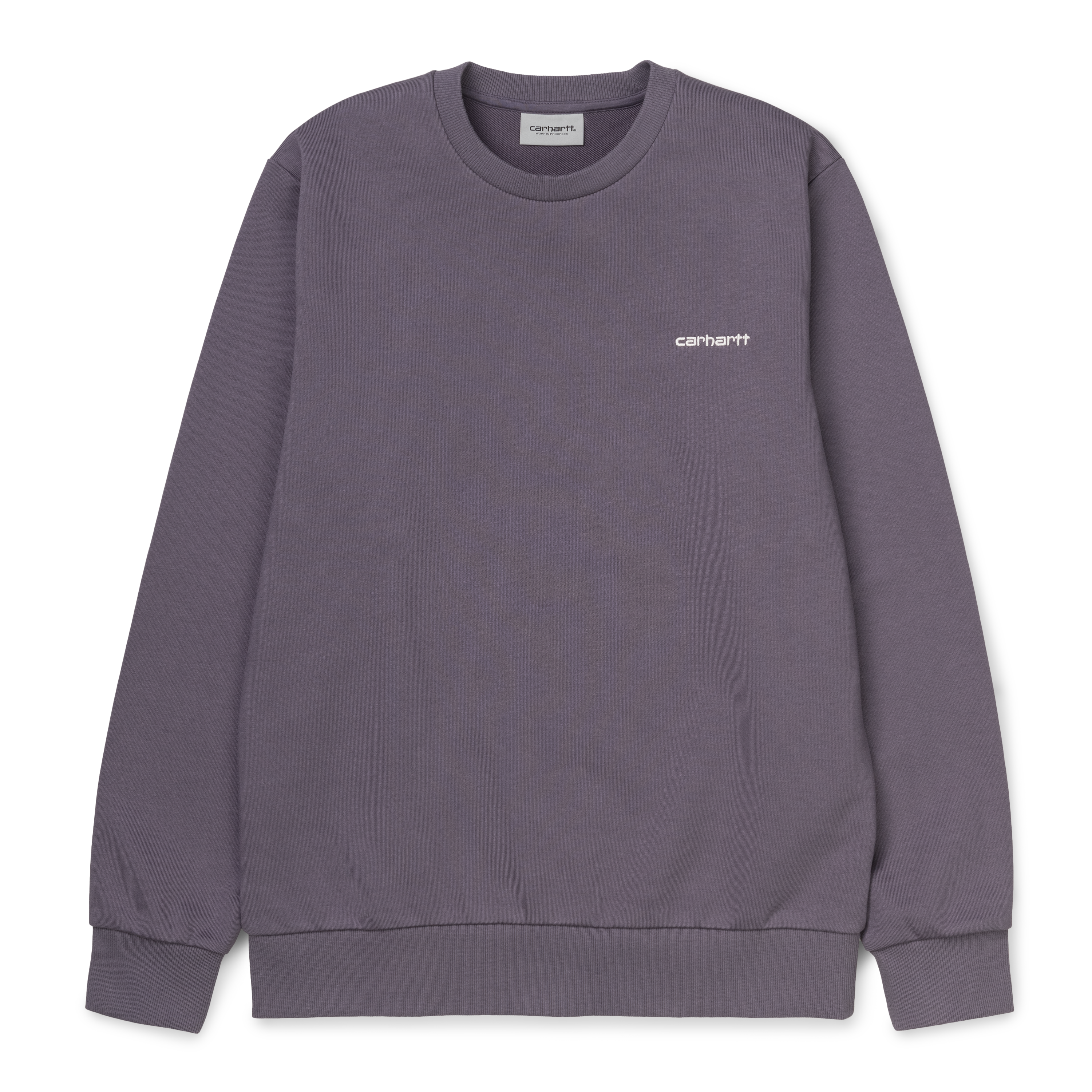 carhartt wip script embroidery sweatshirt