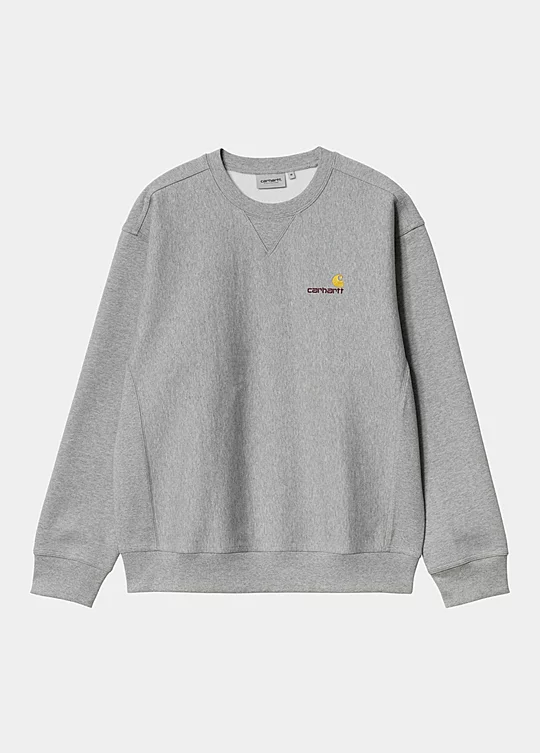 Carhartt WIP American Script Sweatshirt in Grey