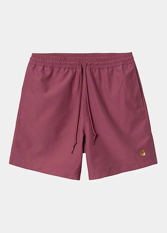 Carhartt WIP Chase Swim Trunk in Rosso