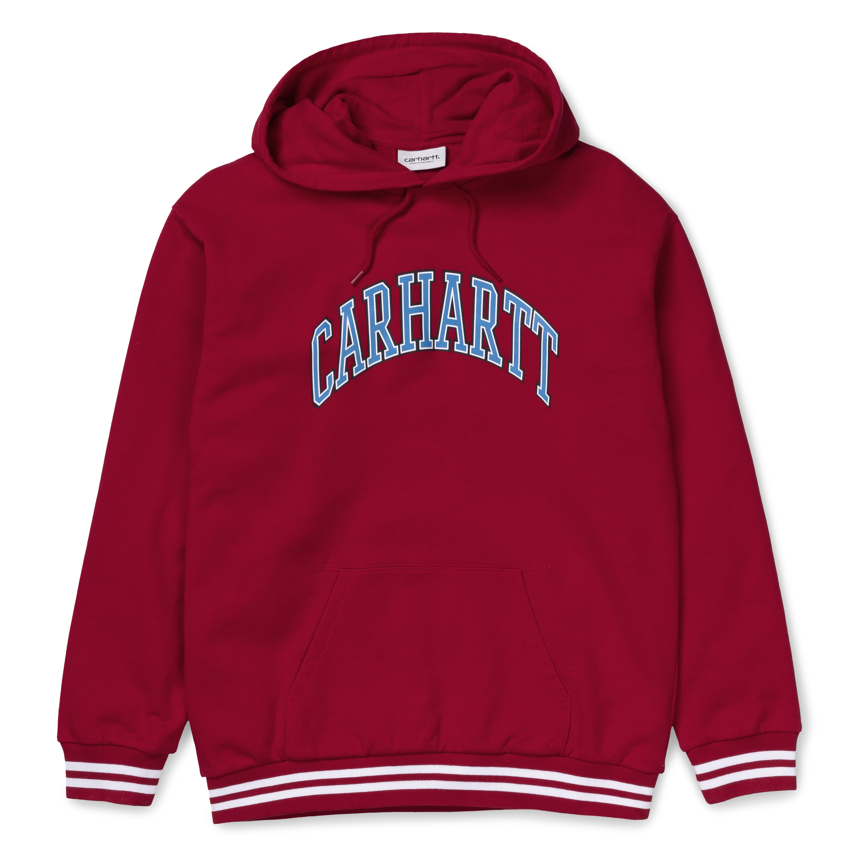 red carhartt sweatshirt