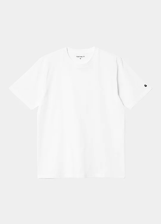 Carhartt WIP Short Sleeve Base T-Shirt in Bianco