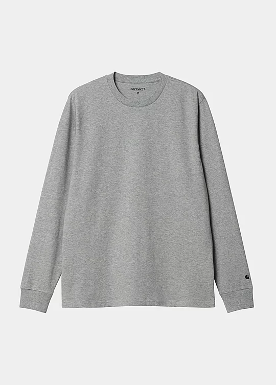 Carhartt WIP Long Sleeve Base T-Shirt in Grey