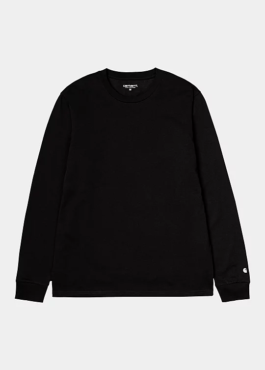 Carhartt WIP Long Sleeve Base T-Shirt en Negro
