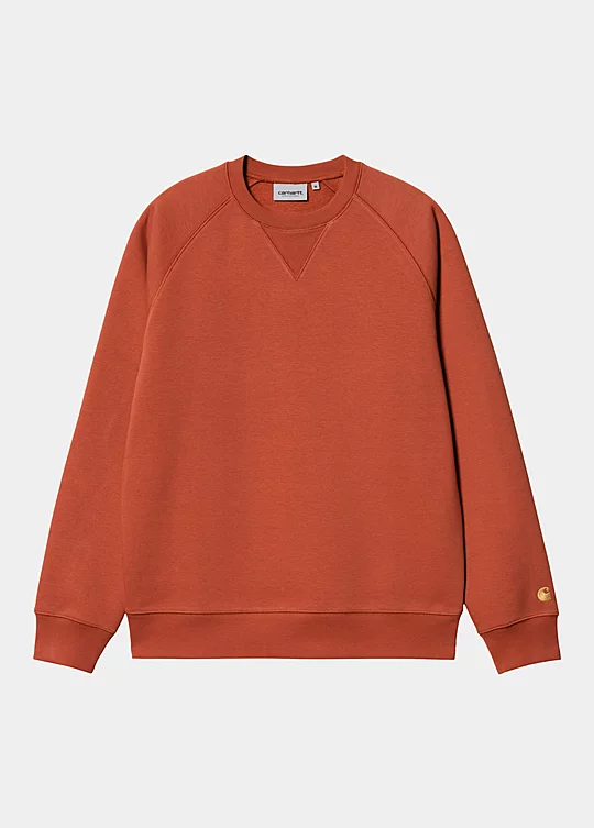 Carhartt WIP Chase Sweatshirt in Rot