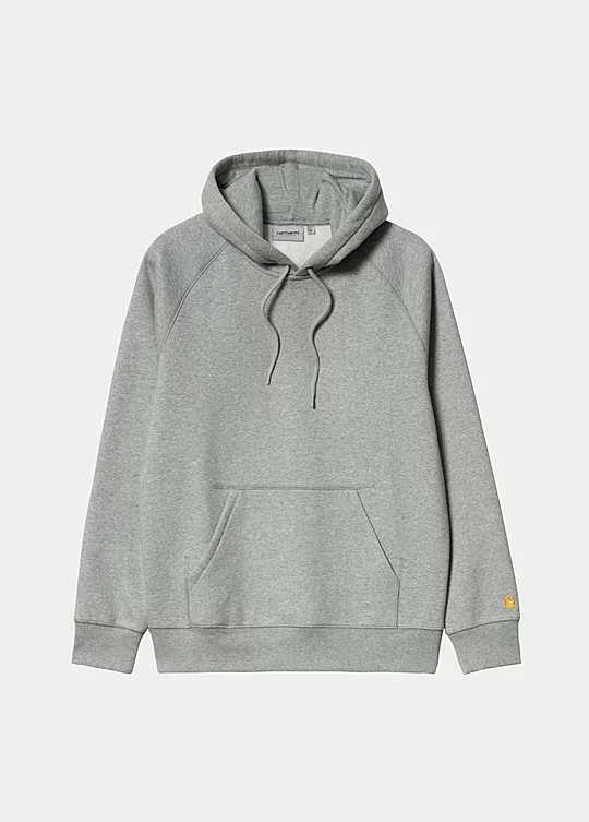 Carhartt WIP Hooded Chase Sweatshirt in Grey