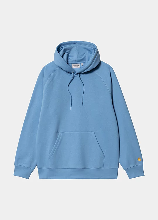 Carhartt WIP Hooded Chase Sweatshirt in Blu