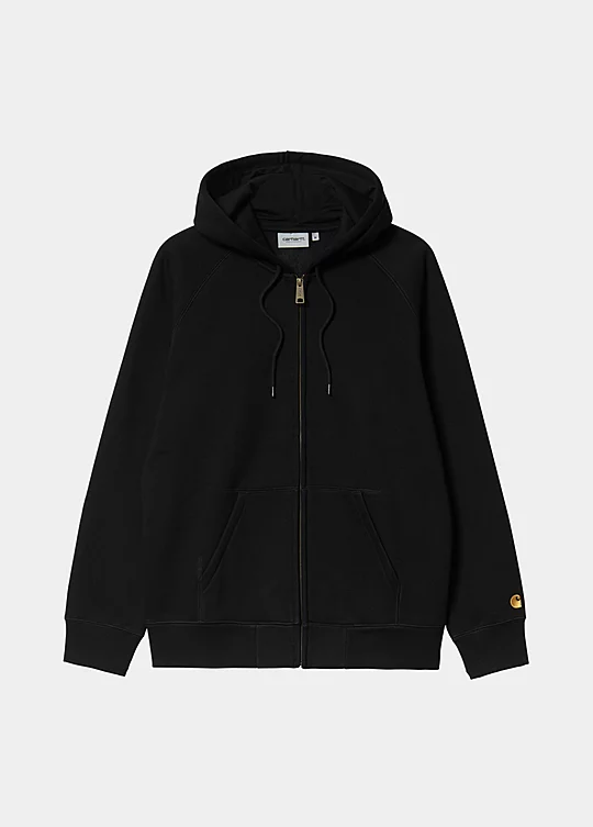 Carhartt WIP Hooded Chase Jacket in Nero