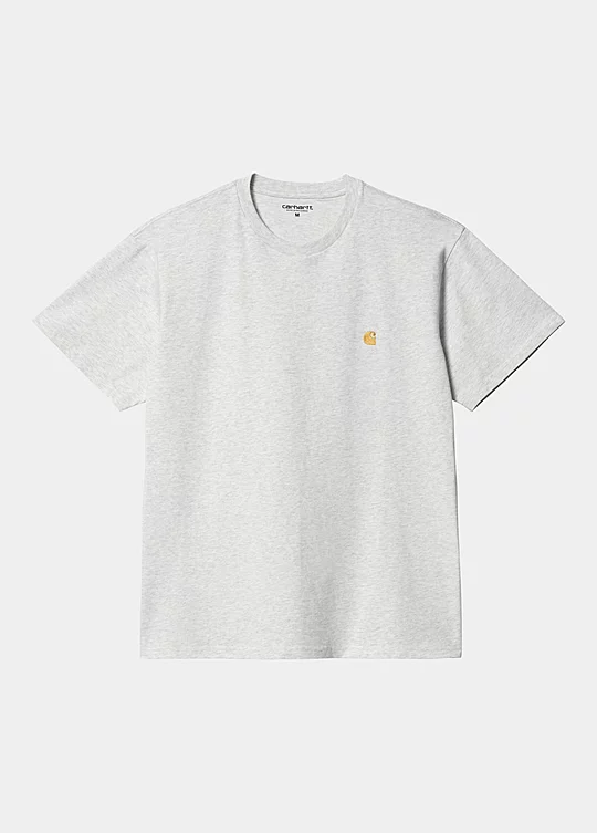 Carhartt WIP Short Sleeve Chase T-Shirt em Cinzento