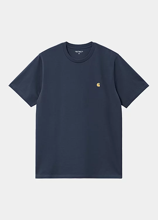 Carhartt WIP Short Sleeve Chase T-Shirt em Azul