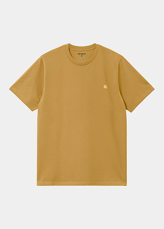 Carhartt WIP Short Sleeve Chase T-Shirt in Giallo