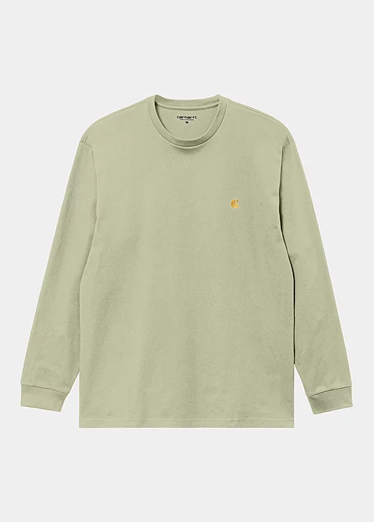 Carhartt WIP Long Sleeve Chase T-Shirt in Verde
