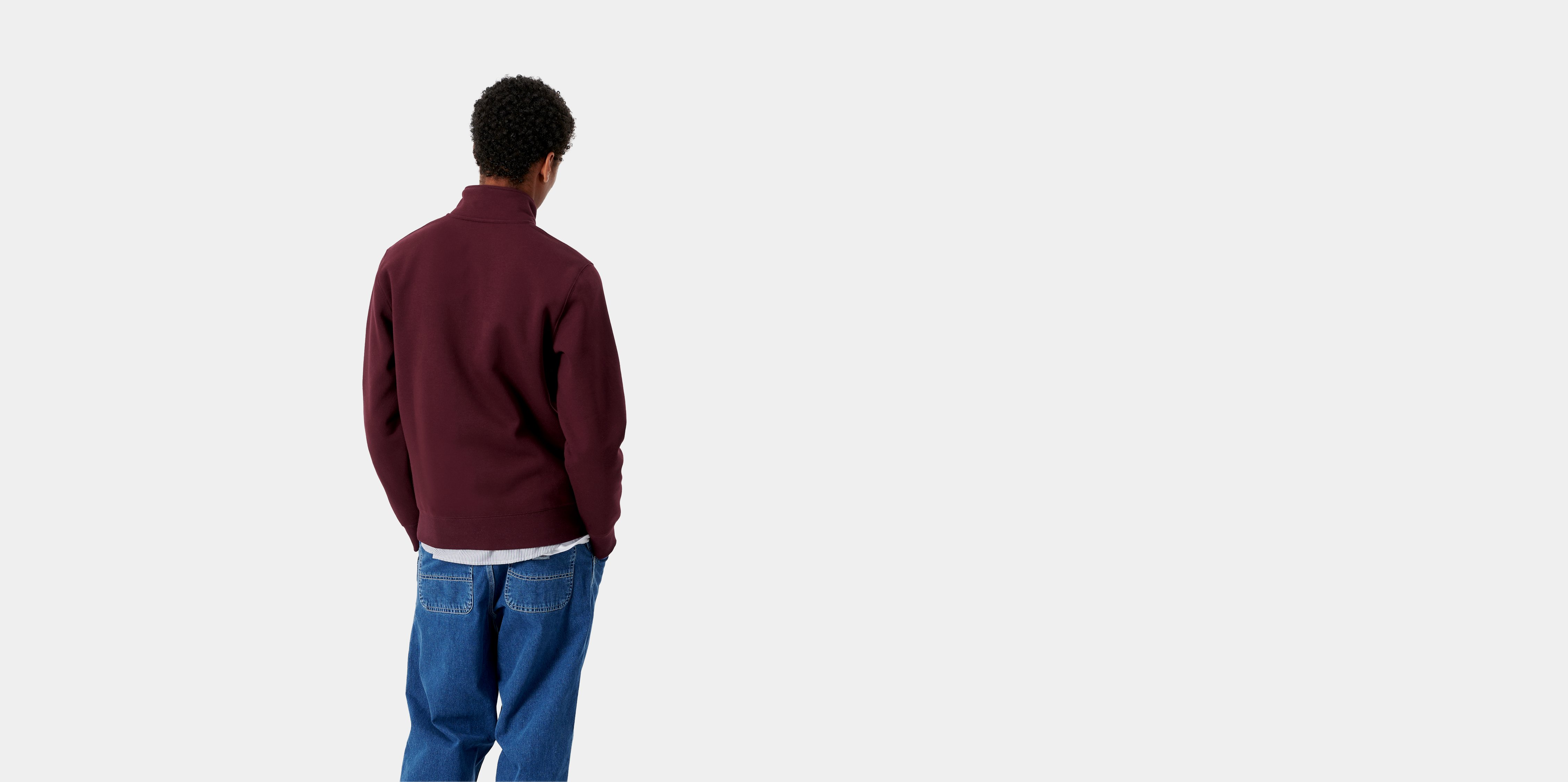 carhartt chase neck zip sweat