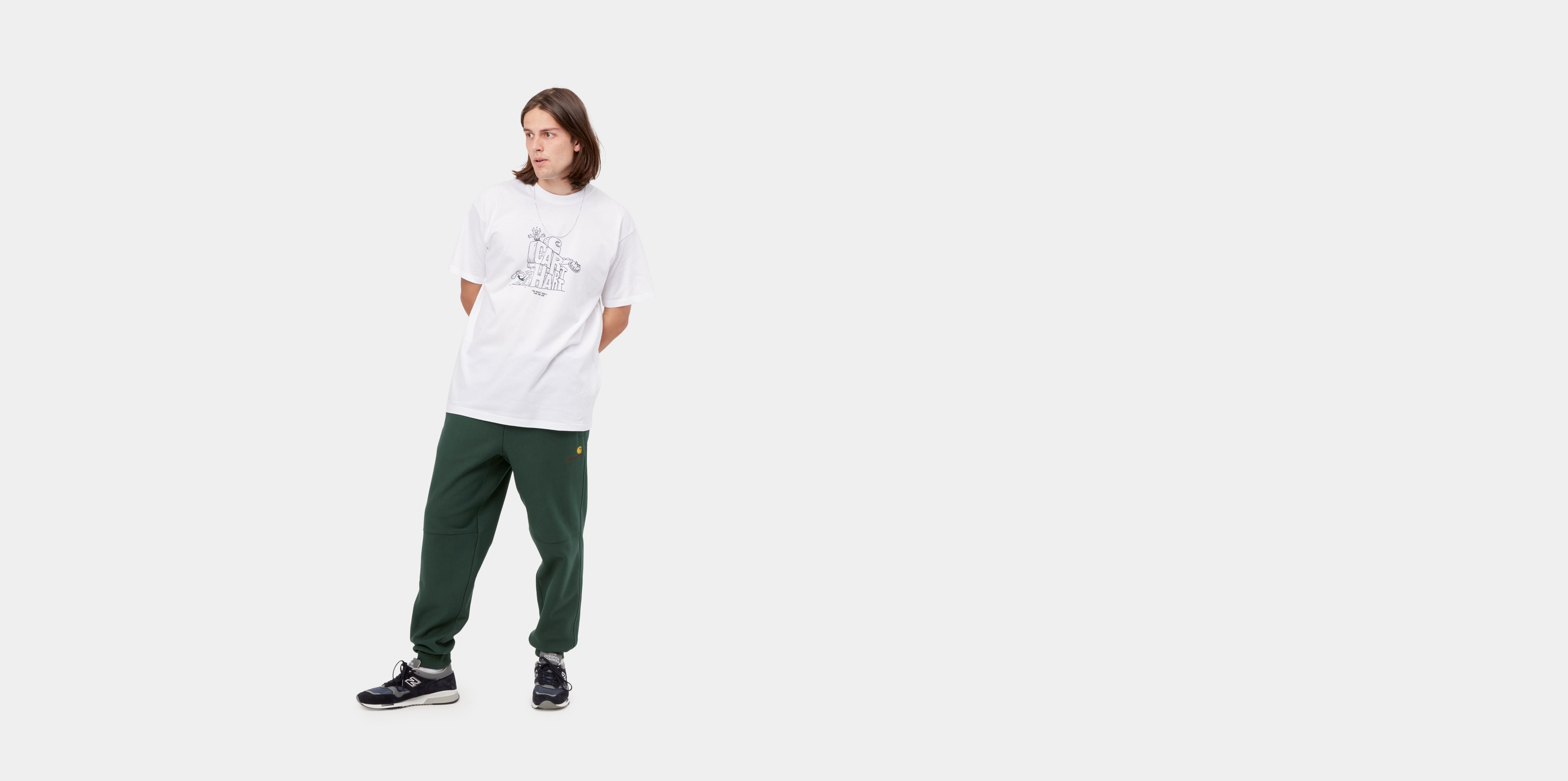 american script sweat pant