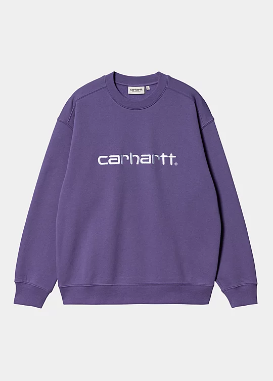 Carhartt WIP Women’s Carhartt Sweatshirt em Púrpura