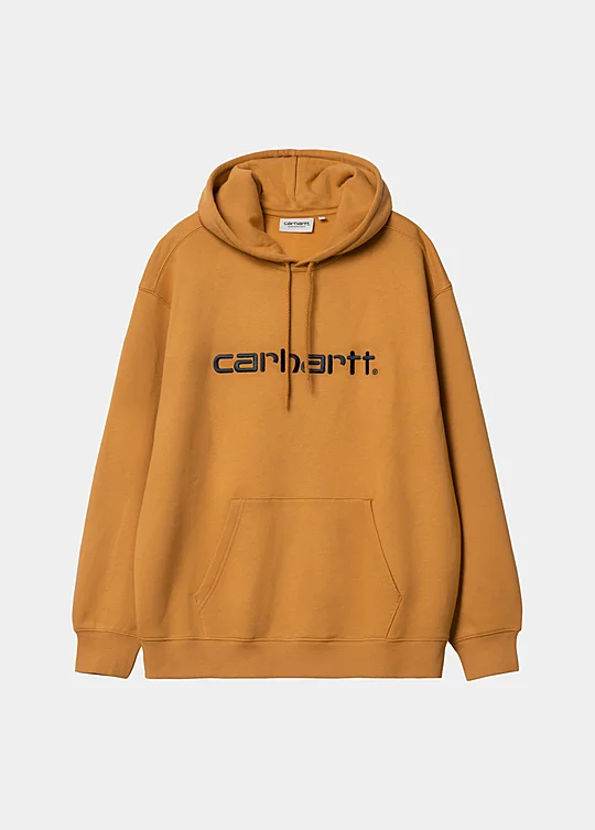 Carhartt WIP Women’s Hooded Carhartt Sweatshirt in Gelb