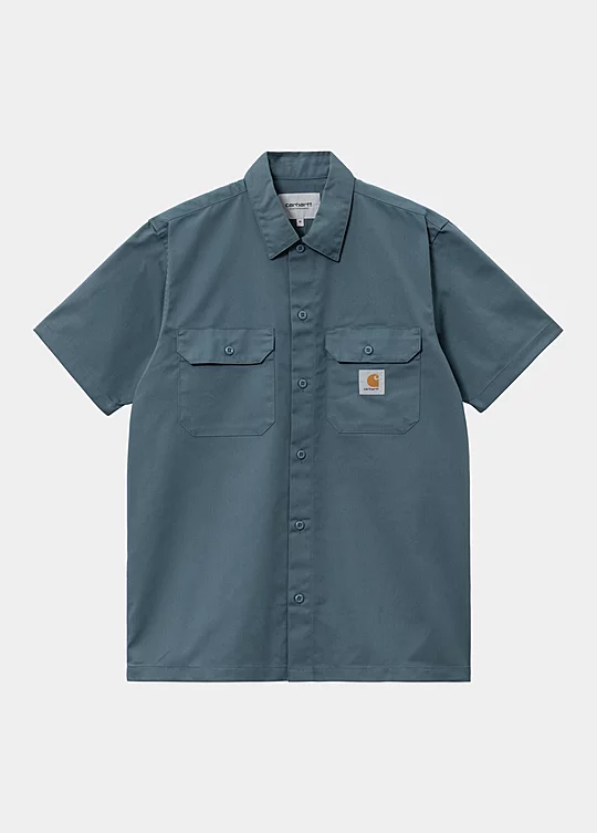 Carhartt WIP Short Sleeve Master Shirt Bleu