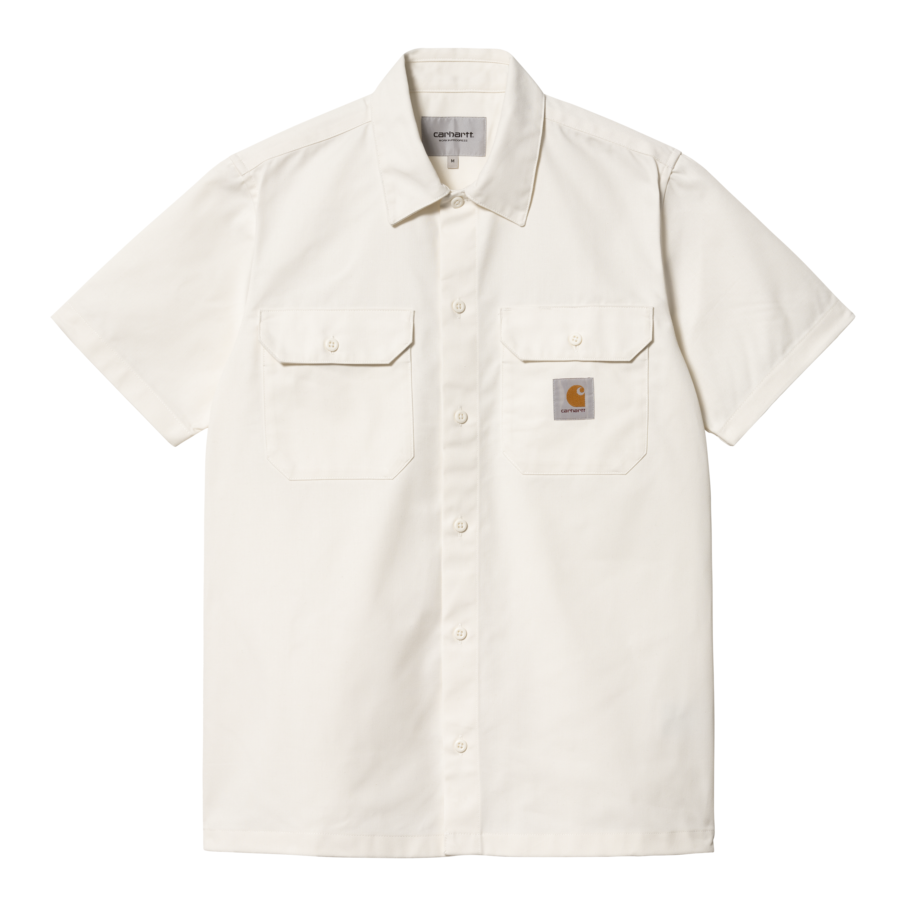 Carhartt WIP Master Short Sleeve Button-up Work Shirt in White for Men