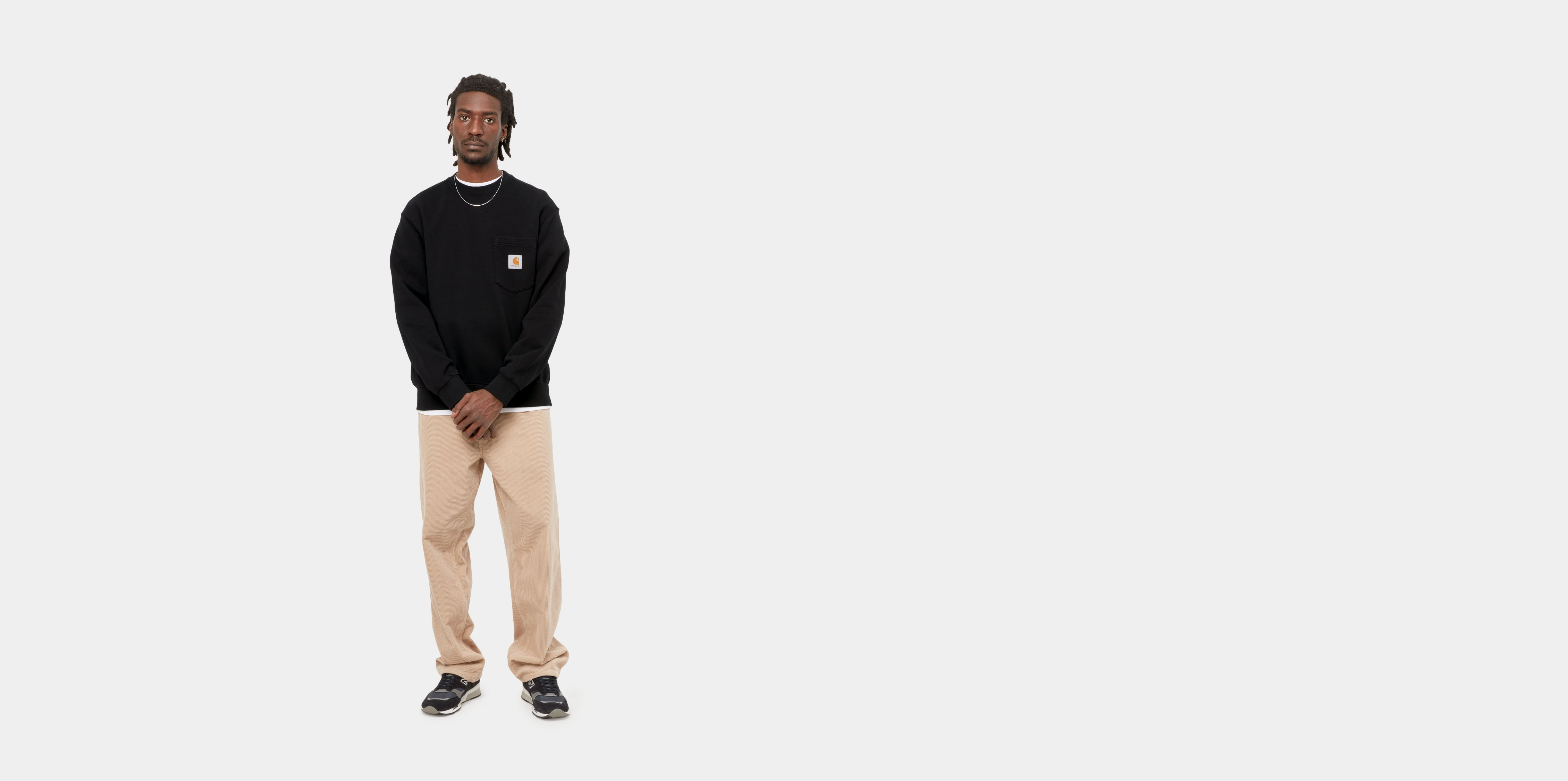 carhartt men's crewneck pocket sweatshirt