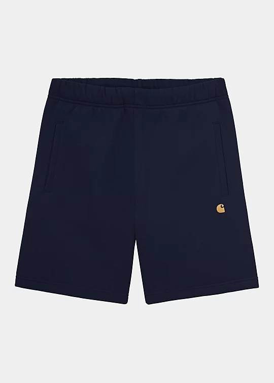 Carhartt WIP Chase Sweat Short in Blue