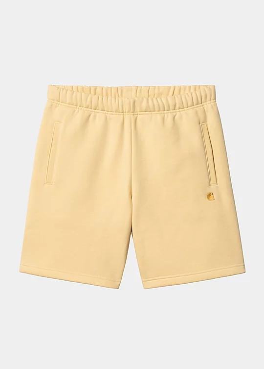 Carhartt WIP Chase Sweat Short in Giallo