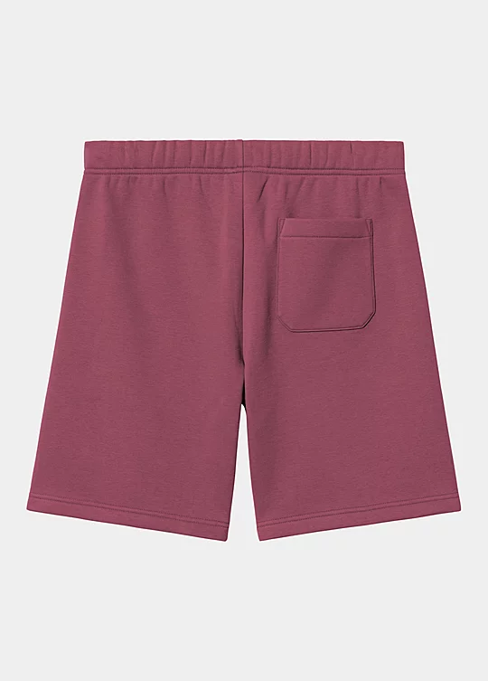 Carhartt WIP Chase Sweat Short in Rosso