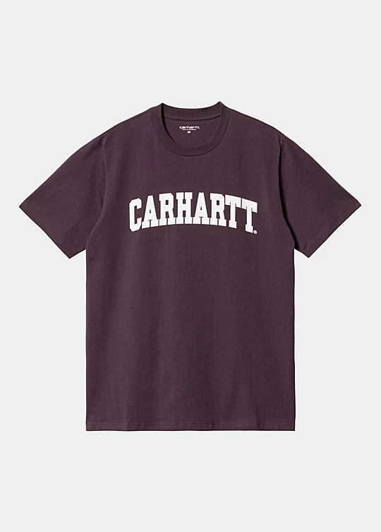 Carhartt WIP Short Sleeve University T-Shirt in Purple