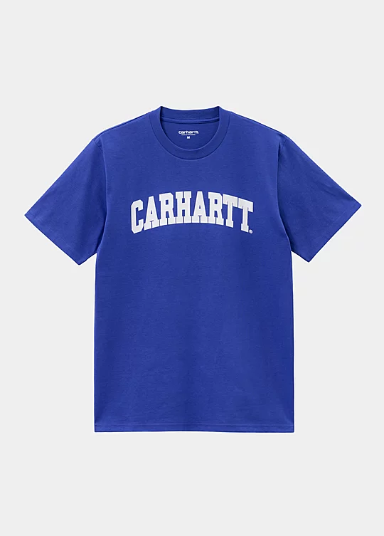 Carhartt WIP Short Sleeve University T-Shirt em Azul