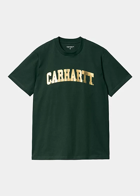Carhartt WIP Short Sleeve University T-Shirt em Verde