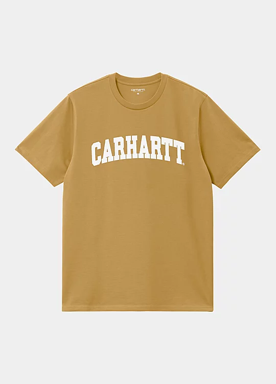 Carhartt WIP Short Sleeve University T-Shirt em Bege