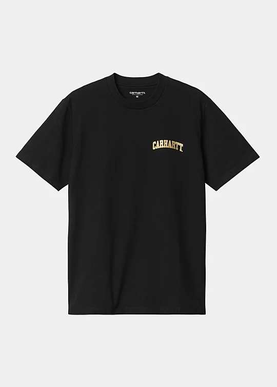 Carhartt WIP Short Sleeve University Script T-Shirt in Black