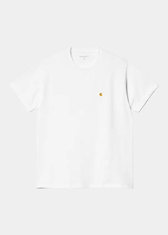 Carhartt WIP Women’s Short Sleeve Chase T-Shirt in Weiß