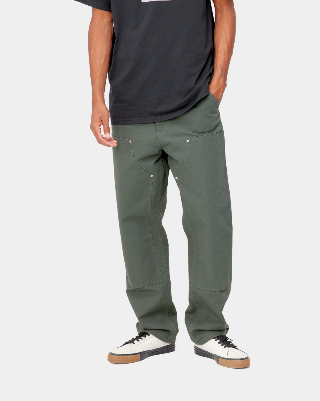 Mens Clothing Trousers Slacks and Chinos Casual trousers and trousers Carhartt WIP Cotton Double Knee Pant for Men 