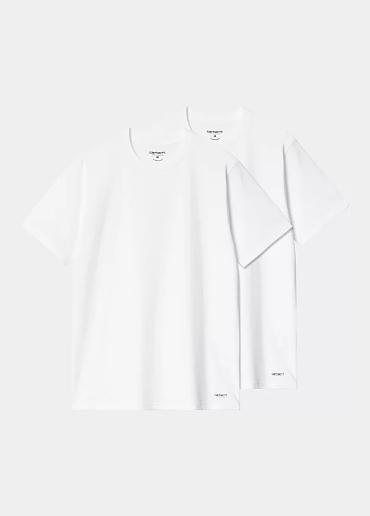 Carhartt WIP Standard Crew Neck T-Shirt Blanc
