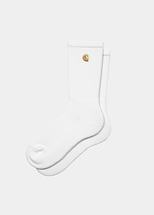 Carhartt WIP Chase Socks en Blanco