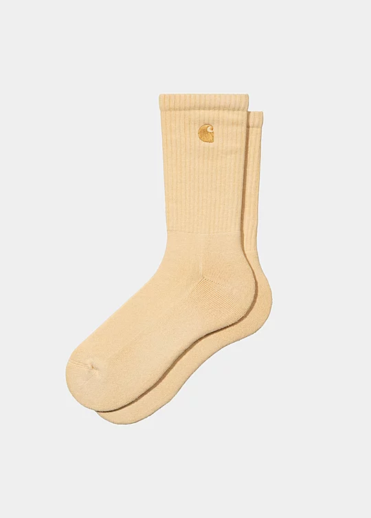 Carhartt WIP Chase Socks em Amarelo