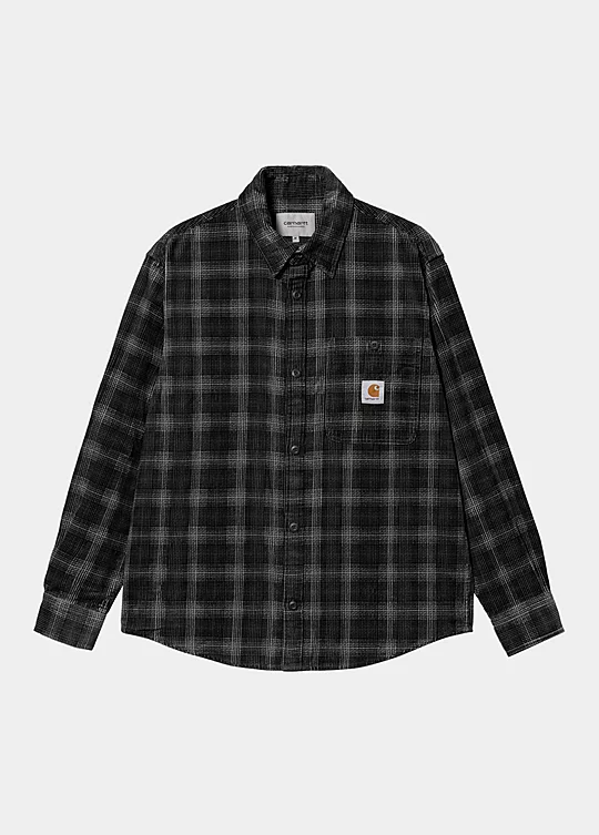 Carhartt WIP Long Sleeve Flint Shirt Noir