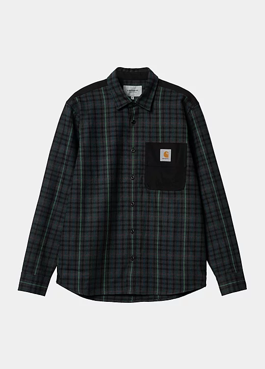 Carhartt WIP Long Sleeve Asher Shirt in Grau