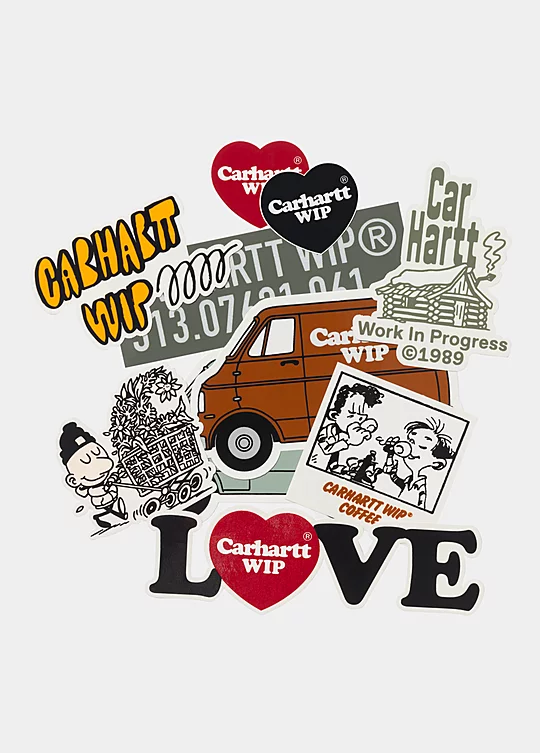 Carhartt WIP Sticker Bag (10 Pack) in