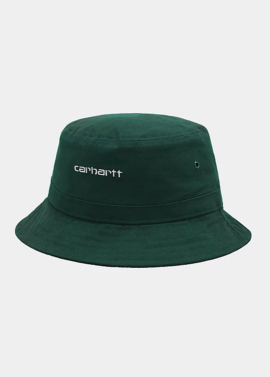 Carhartt WIP Script Bucket Hat in Green