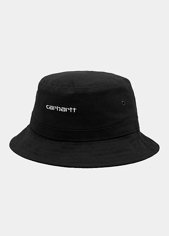 Carhartt WIP Script Bucket Hat in Schwarz