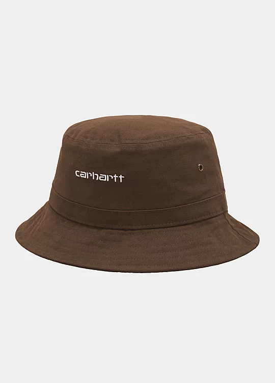Carhartt WIP Script Bucket Hat in Braun