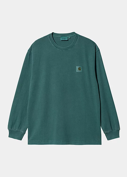 Carhartt WIP Long Sleeve Nelson T-Shirt in Green