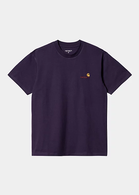 Carhartt WIP Short Sleeve American Script T-Shirt Violet