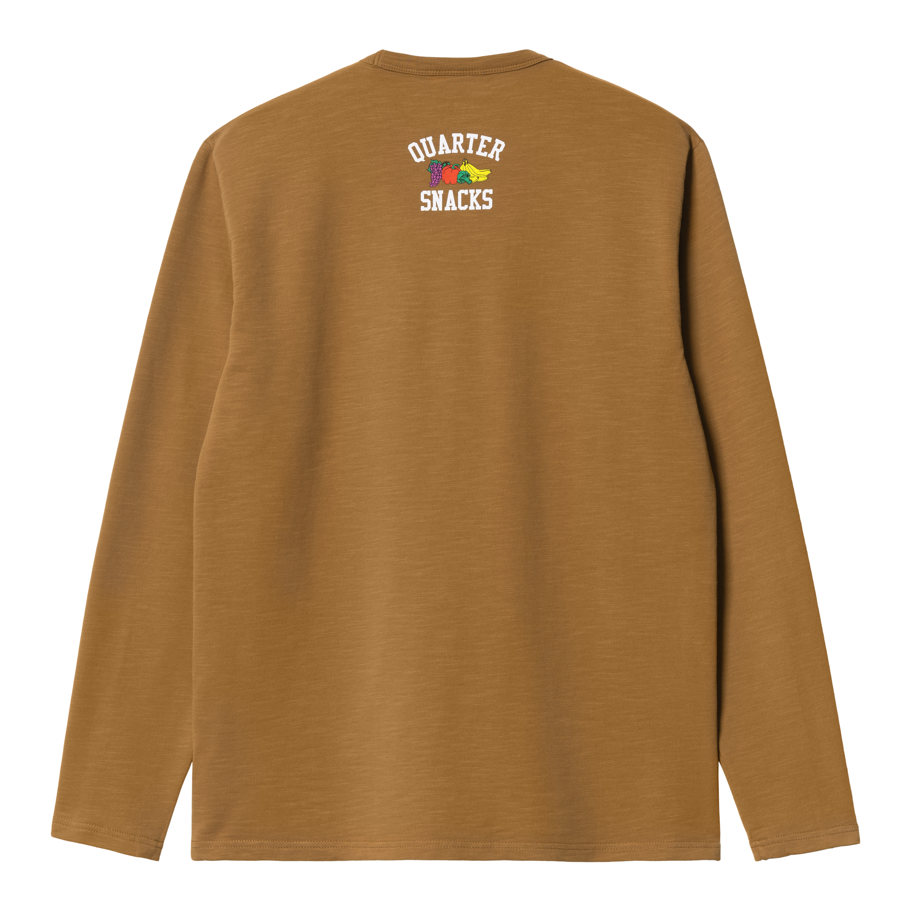 Carhartt WIP Quartersnacks Slub Yarn Pocket T-Shirt in Brown